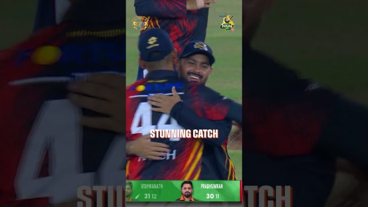 What a Stunning Catch by Akash Pandey!