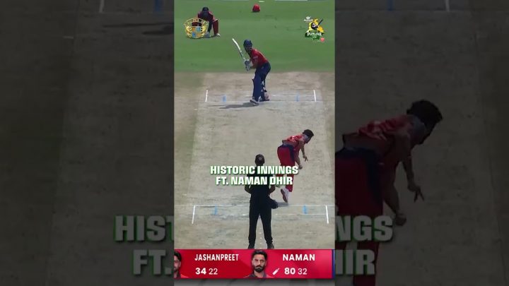 A HUNDRED OF PURE CLASS! Naman Dhir brings up a magnificent century with a fearless batting display!