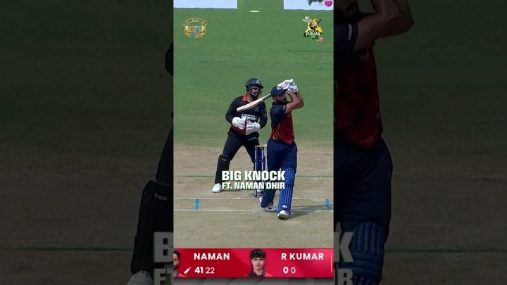 Naman Dhir turns up with a statement knock! 🔥