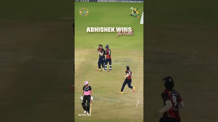 When the stakes were high, Abhishek delivered 💪 The battle belongs to him! 🏏🔥