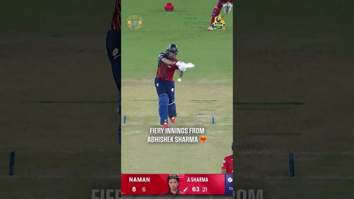Leading from the front! 💪Abhishek Sharma’s explosive innings sets the stage on fire.