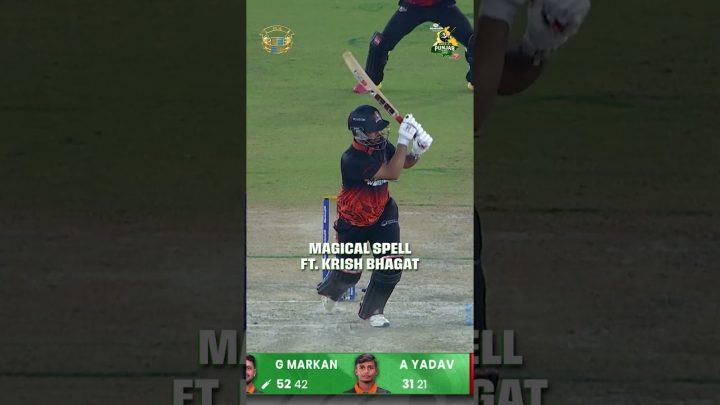 4 wickets haul for Krish Bhagat. What a Spell!!! 🔥